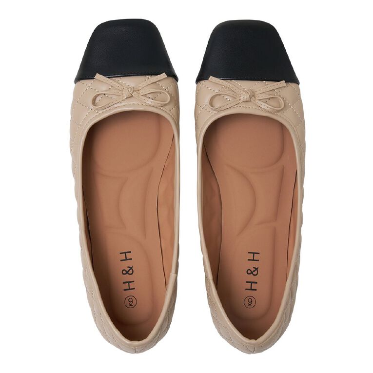 H&H Women's Contrast Ballet, Natural, hi-res