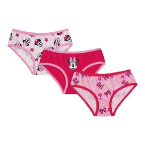 Minnie Mouse Girls' Briefs 3 Pack