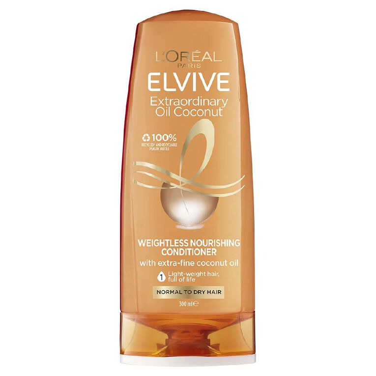 L'Oreal Paris Elvive Extraordinary Oil Coconut Conditioner 300ml, , hi-res