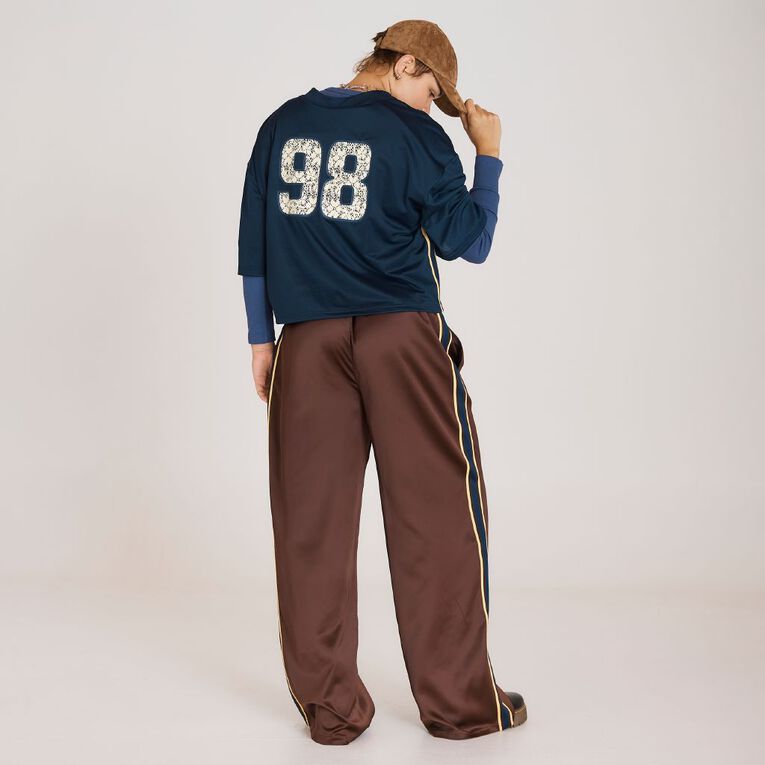 BRDRLESS Brdless Leni Wide Leg Pants, Mocha, hi-res