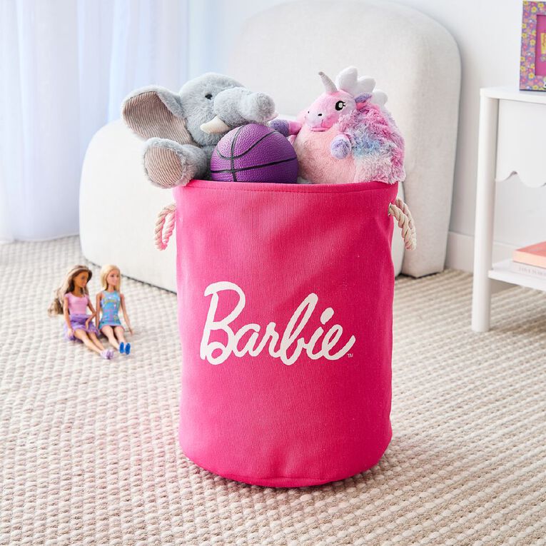 Barbie Toy Hamper Barbie Print Pink, , hi-res