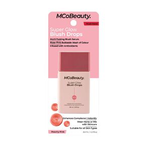mcobeauty super glow blush drops peach pink 1 each
