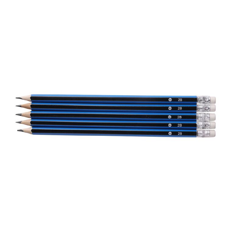 WS 2B Pencil Eraser Tip 5 Pack, , hi-res