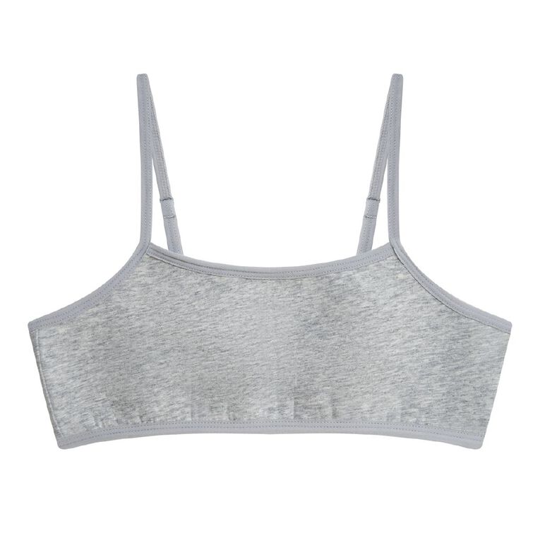 H&H Girls' Crop 2 Pack, Blue/Grey, hi-res