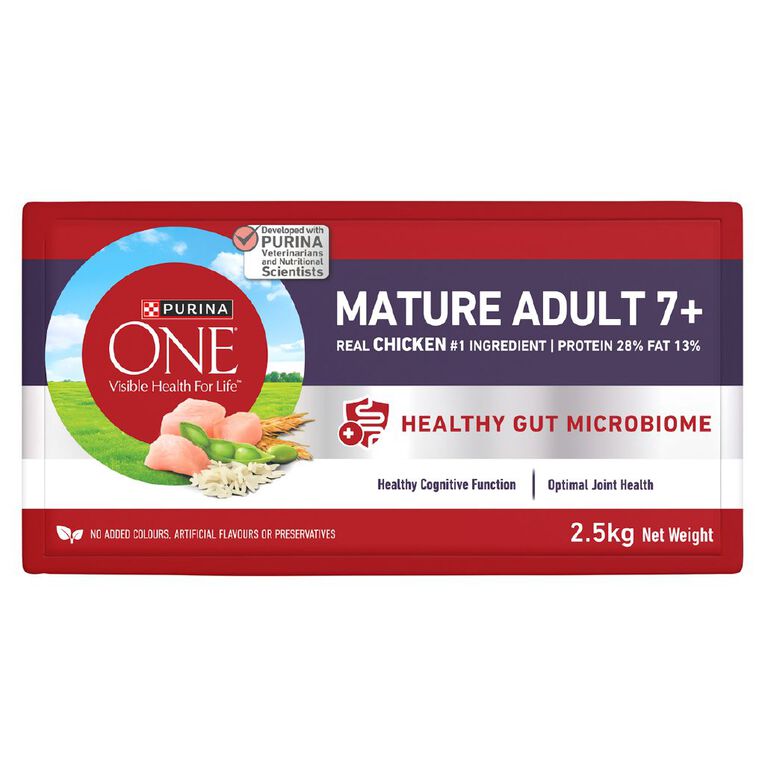 PURINA ONE Mature Adult 7+ Dry Dog Food 2.5kg, , hi-res