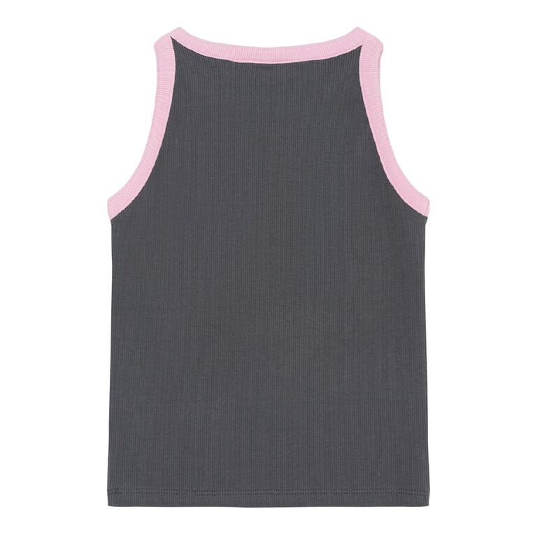 Minnie Mouse Rib Tank, Grey Dark, hi-res