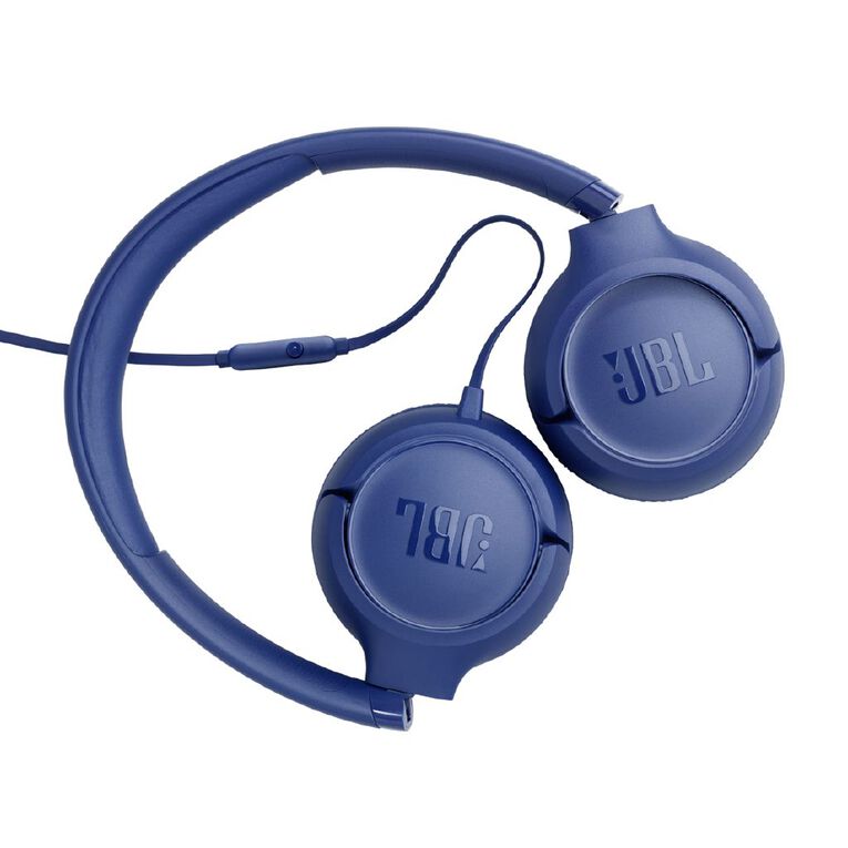 JBL JBL Tune 530 Wired USB-C On-Ear Headphones - Blue, , hi-res