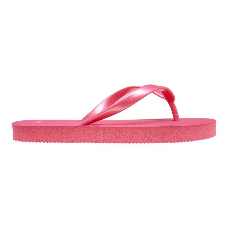 Young Original Senior Kids  Plain Jandal Recycled, Pink Mid, hi-res