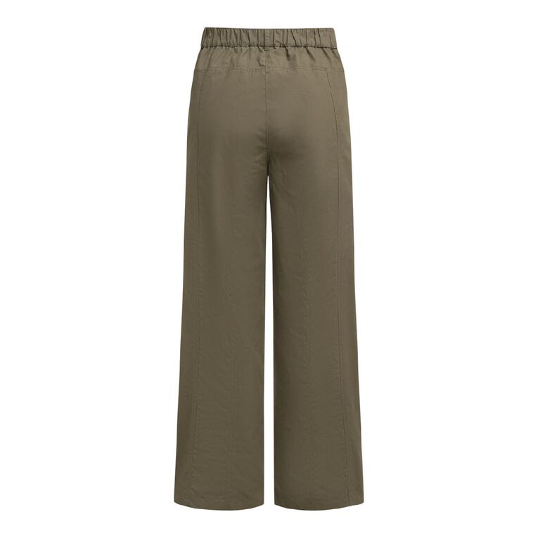 H&H Women's Utility Straight Pants, Green Mid, hi-res