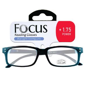 Focus Blue Light Filter Reading Glasses +1.75