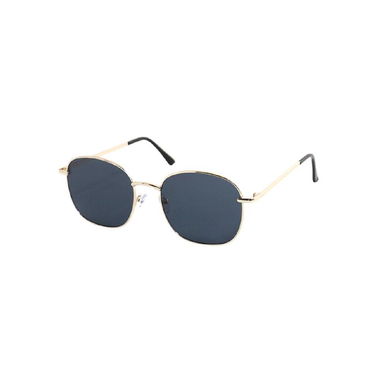 H&H Unisex Metal Sunglasses Gold, , hi-res