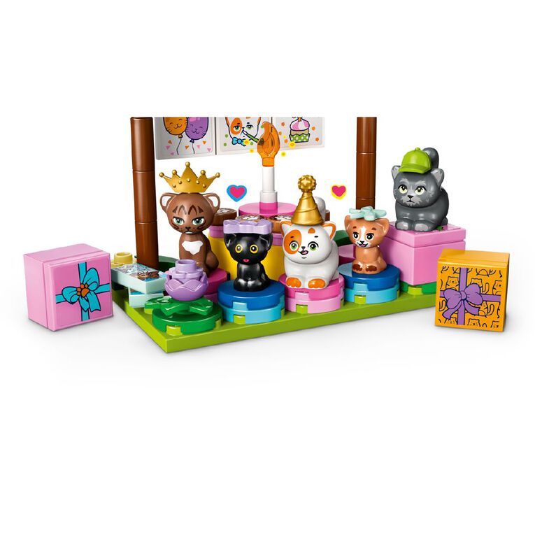 LEGO Friends Cat Birthday Party and Tree House 42666, , hi-res