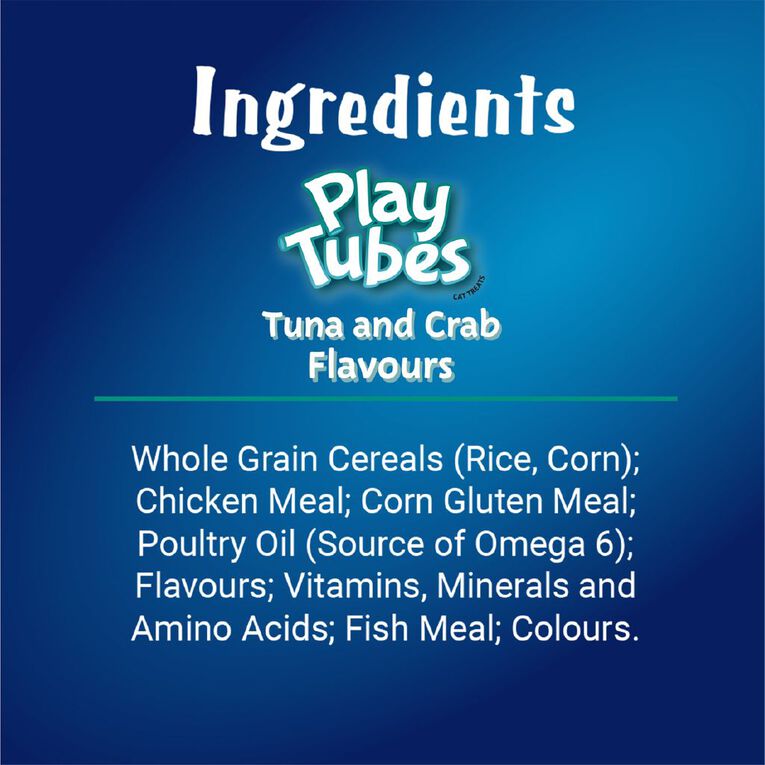 Oscar Playtubes with Tuna & Crab Cat Treats 140g, , hi-res