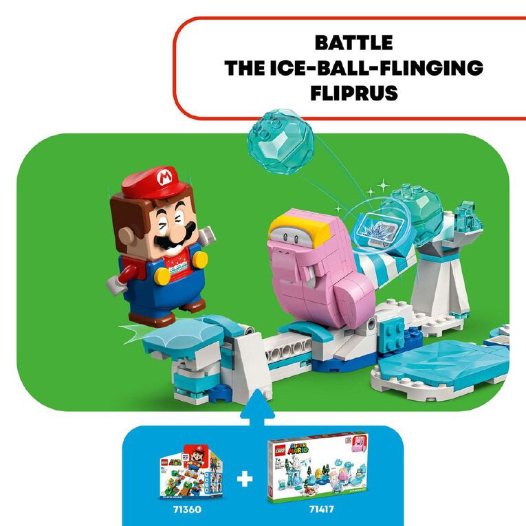 Super Mario LEGO Fliprus Snow Adventure Expansion Set 71417, , hi-res