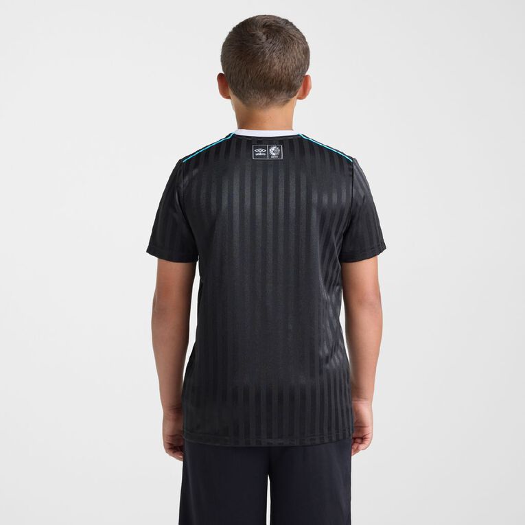 Umbro Unisex Youth Football Jersey, Black, hi-res