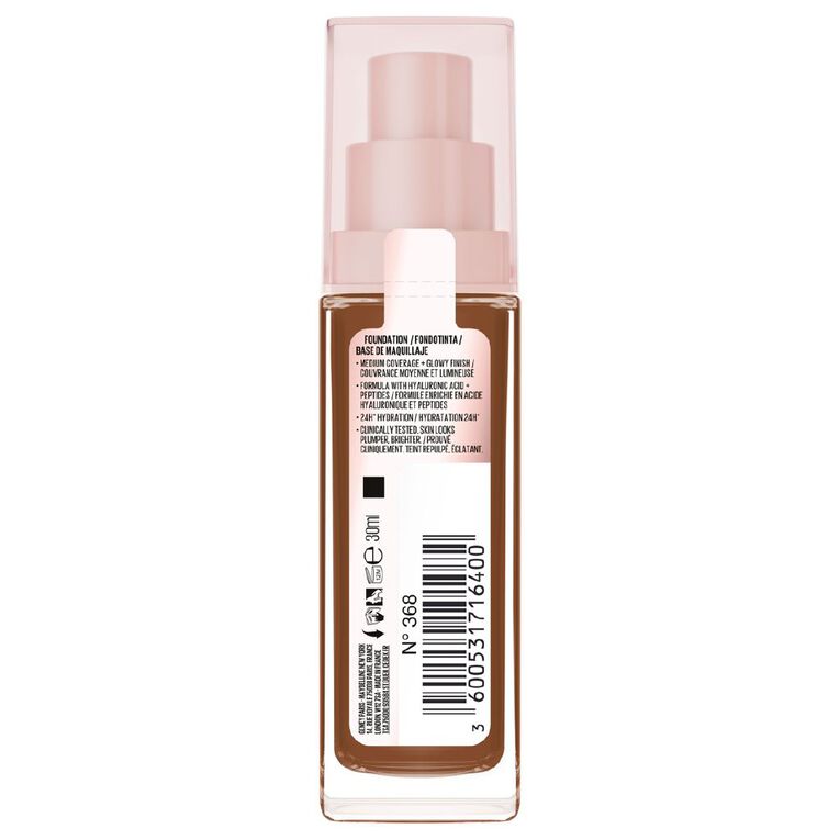 Maybelline Lifter Plump & Glow Foundation 368, , hi-res