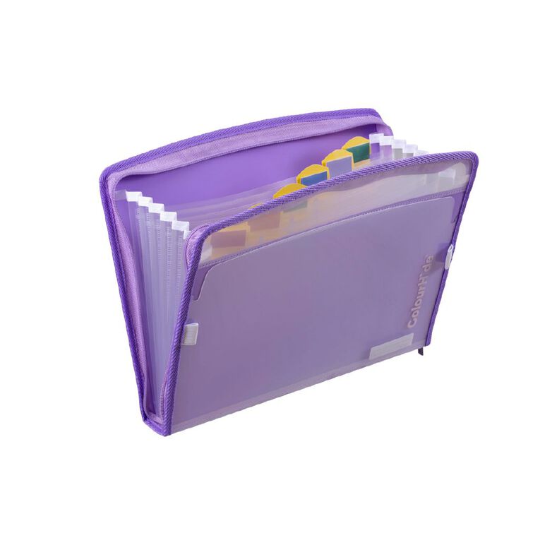 ColourHide Zip it Expanding File Lavender, , hi-res