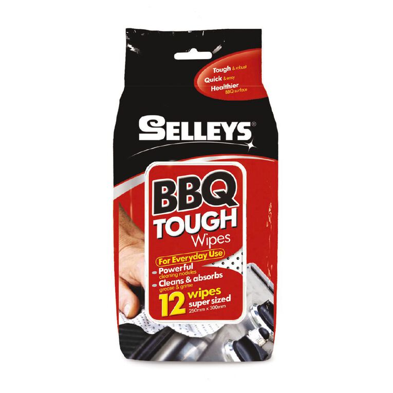 Selleys BBQ Tough Wipes 12s, , hi-res