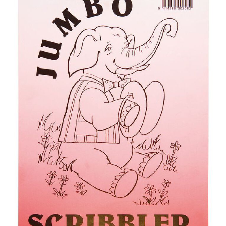 WS Jumbo Scribbler Jotter Pad 120 Leaf White A4, , hi-res