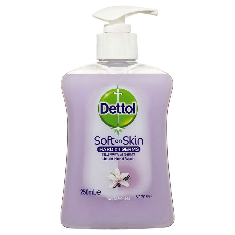 Dettol Hand Wash Pump Vanilla & Orchid 250ml, , hi-res