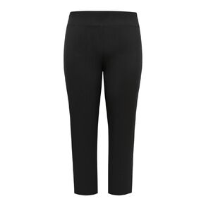 H&H Curve Women's Bengaline Straight Leg Pants