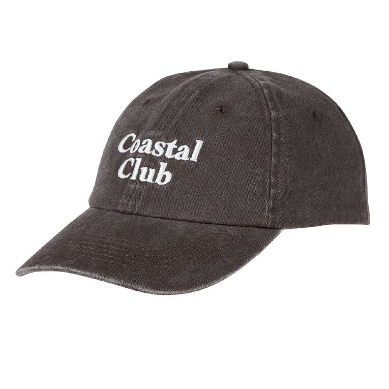 H&H Women's Slogan Cap, Brown Dark, hi-res