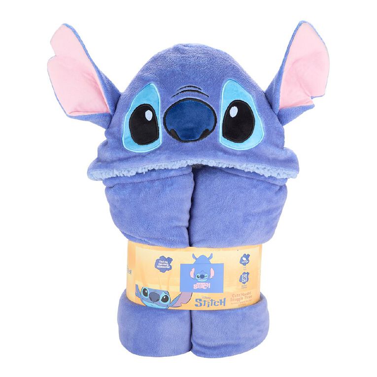 Stitch Hooded Blanket 127cm x 152cm, , hi-res