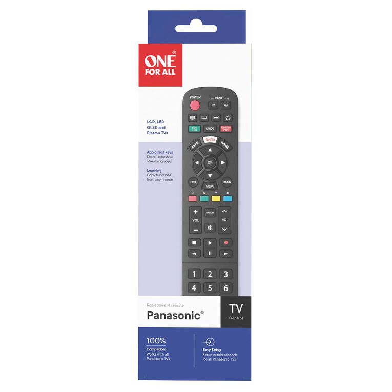 One for All Replacement Remote for all Panasonic TVs, , hi-res