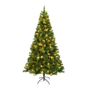 Wonderland Timaru Pre Lit Christmas Tree 850 Tips 200 LED - F 2.1m