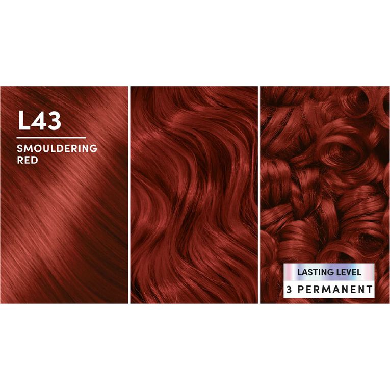 Schwarzkopf Brilliance Hair Colour Smouldering Red L43, , hi-res