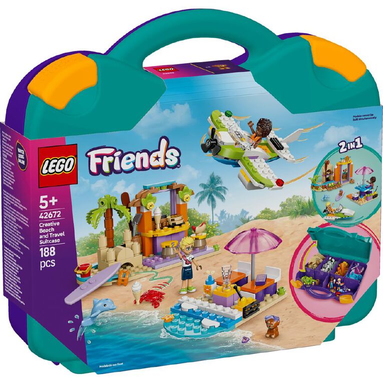 LEGO Friends Creative Beach and Travel Suitcase 42672, , hi-res