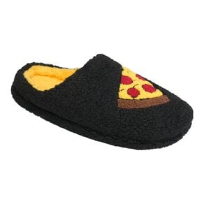 H&H Men's Pizza Scuff Slippers