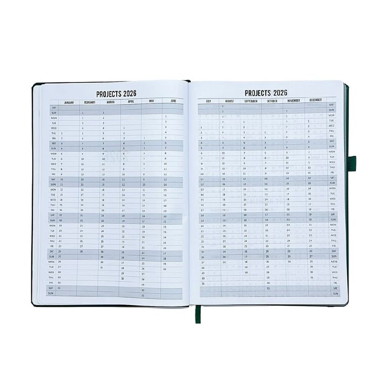 WS 2026 Diary Day To Page Green Dark, , hi-res