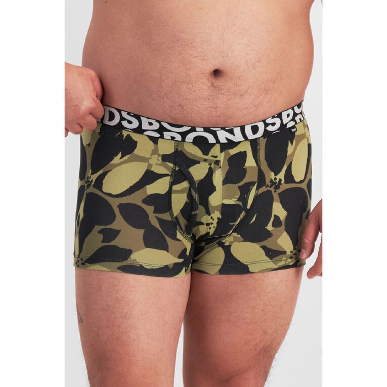 B FOR BONDS Men's Trunks 2 Pack, Khaki, hi-res
