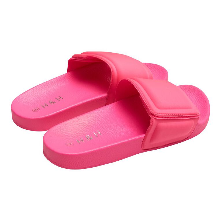 H&H Women's Easy Grip Slides, Pink, hi-res