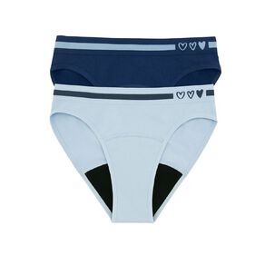 Love Luna Teen First Period Seamfree Bikini Briefs 2 Pack