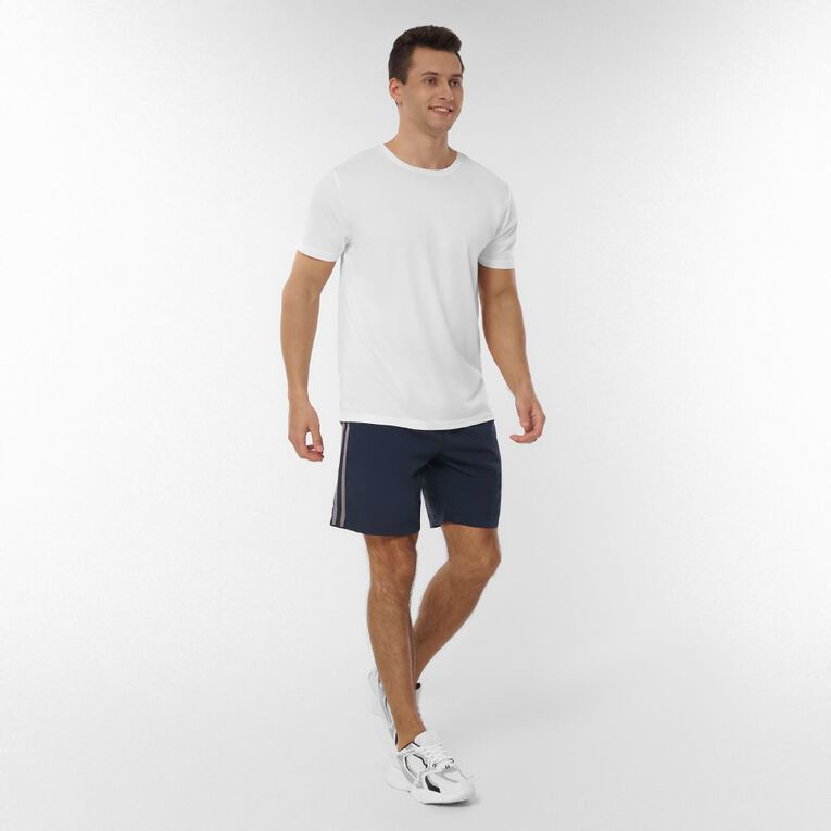 Active Intent Men's Active Mesh Tee, White, hi-res