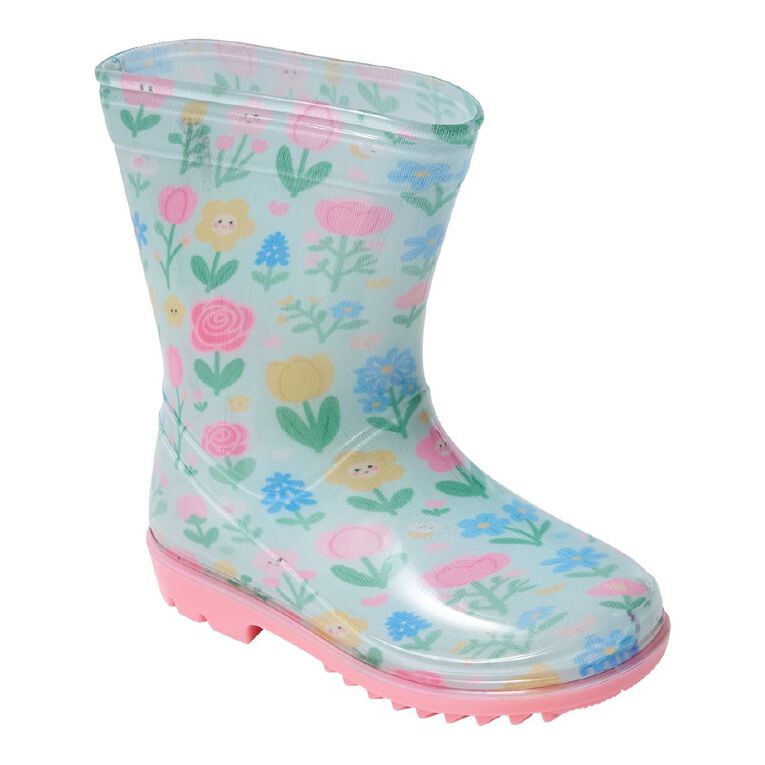 Young Original Junior Kids' PVC Printed Gumboots, Multi-Coloured, hi-res