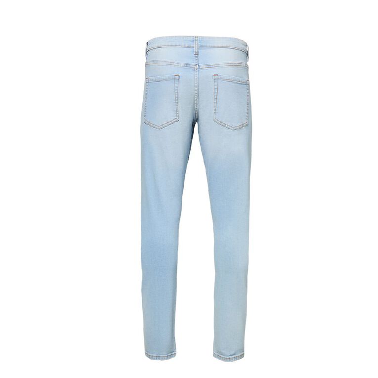 H&H Men's Skinny Fit Jeans, Denim Light, hi-res