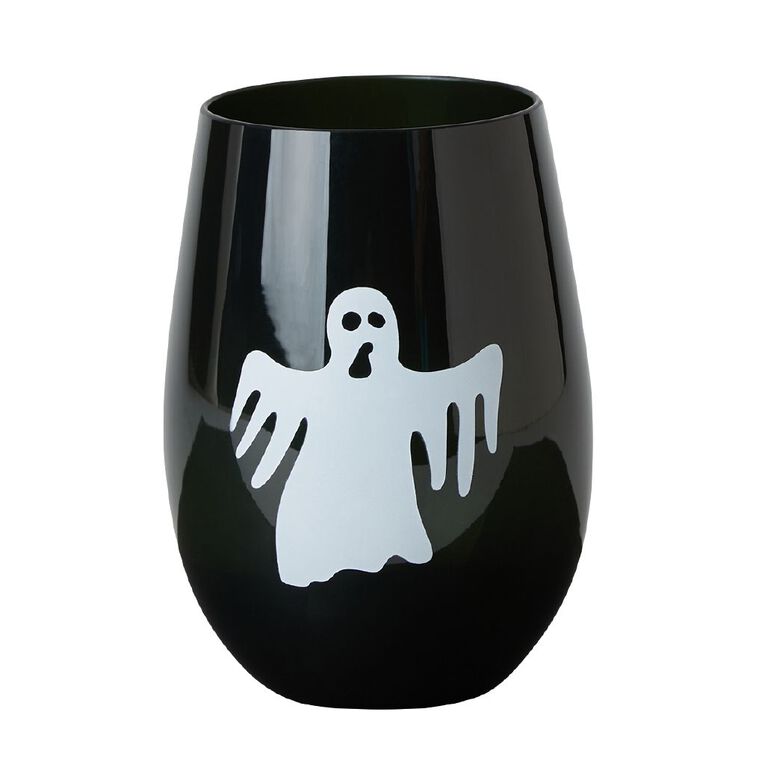 Scarehouse Halloween Plastic Stemless Wine Glasses Assorted, , hi-res