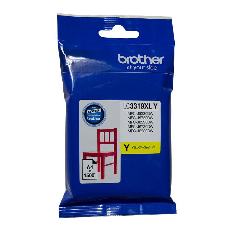 Brother Ink LC3319XL Yellow (1500 Pages), , hi-res