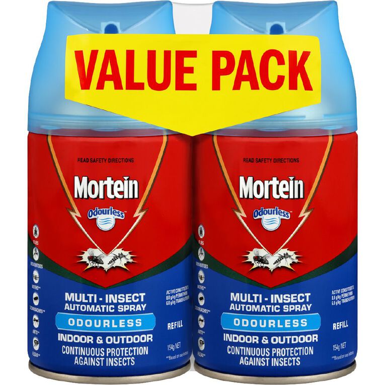 Mortein AICS Odourless Refill Twin Pack