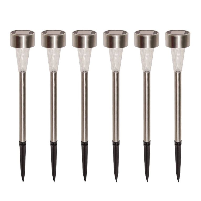 Kiwi Garden Solar Stainless Steel Tube Light 2 Lumen 6 Pack, , hi-res