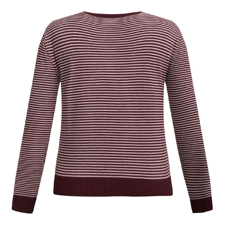 H&H Women's Essential Cardigan, Red Dark, hi-res