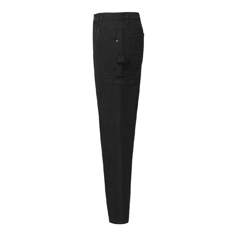 H&H Men's Relaxed Carpenter Pants, Black, hi-res