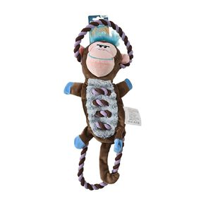 Pet HQ Rope Plush Monkey