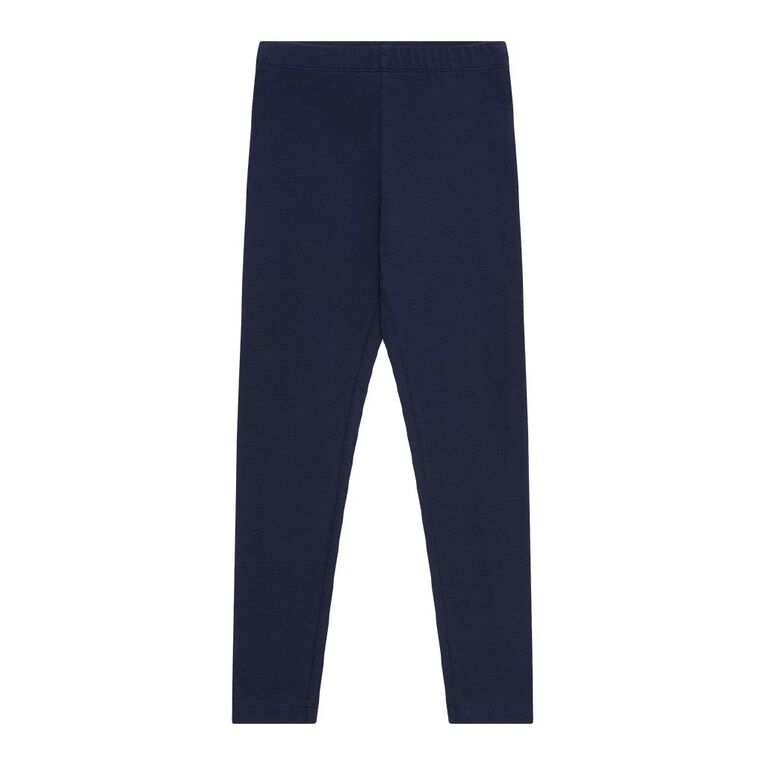 Young Original Plain Leggings, Navy, hi-res