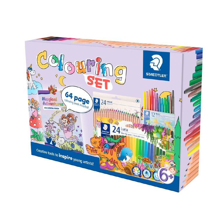 Staedtler Colouring Box Set Magical Aventures, , hi-res
