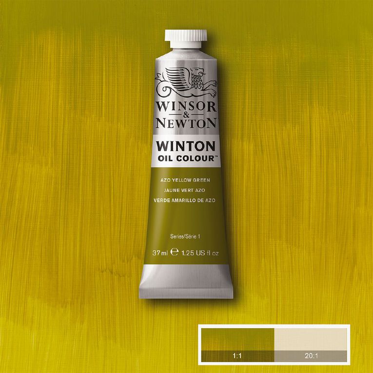 Winsor & Newton Winton Oil Azo Yellow Green 37ml, , hi-res