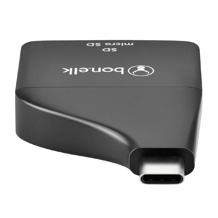 Bonelk USB-C to MicroSD/SD Adapter Black Black, , hi-res